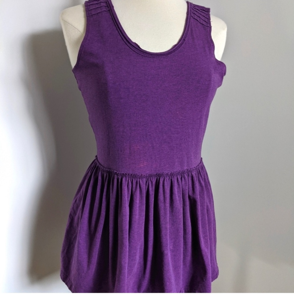 Matilda Jane Purple Ruffle Tank Top S